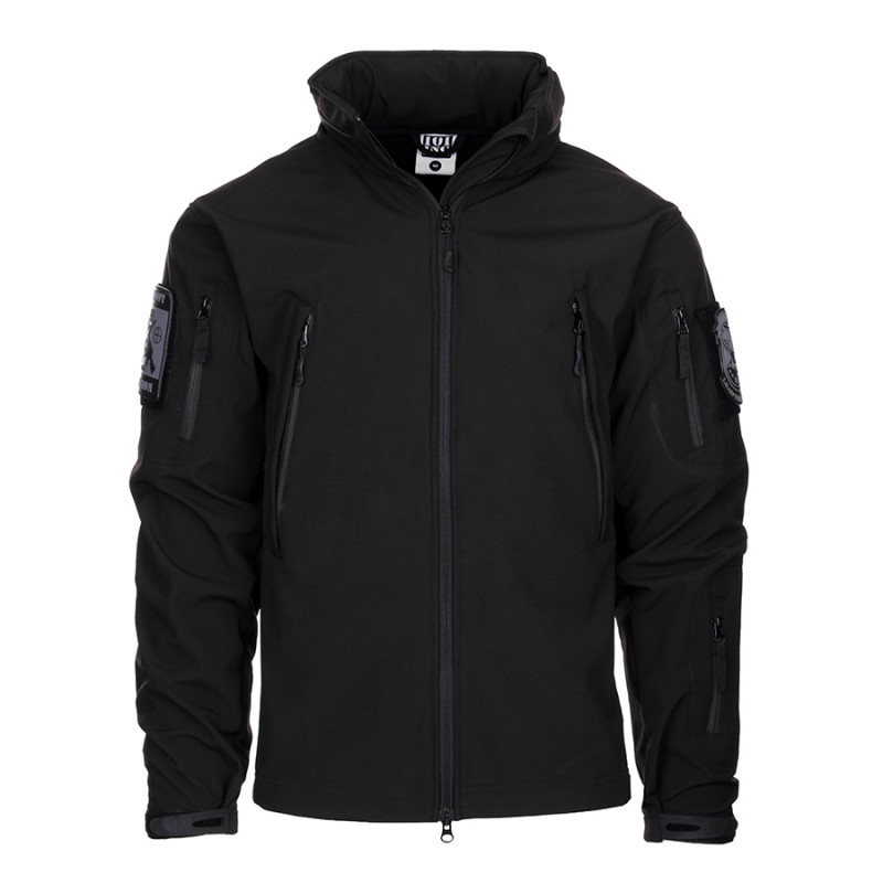 【25AW】FUSION FIT TACTICAL JACKET BLACK48 Tactical Softshell Jacket